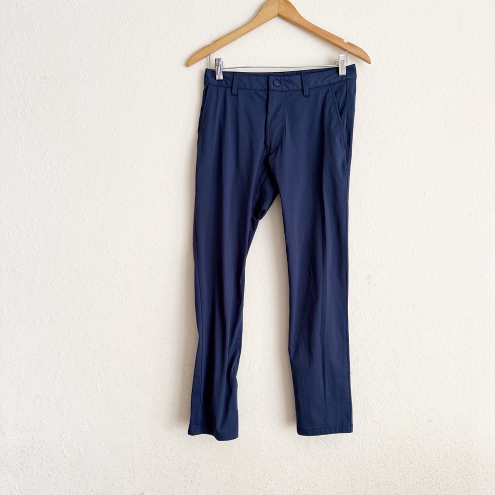 Rhone Commuter Slim Navy Blue Pants Size 28